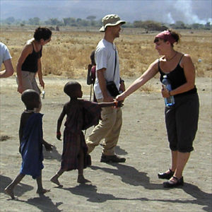 Masai children.
