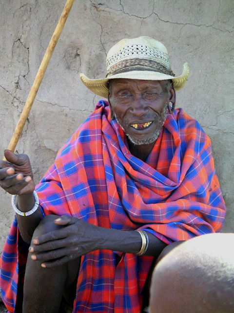 Masai chief.