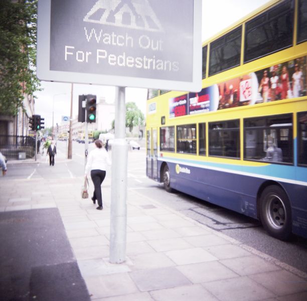 Double decker bus of Dublin