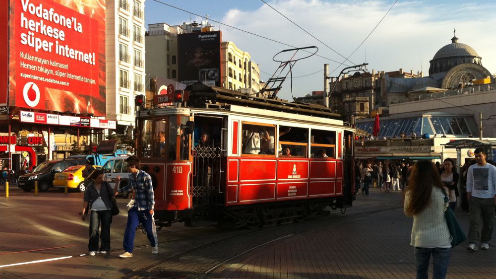 Antique tram Istanbul