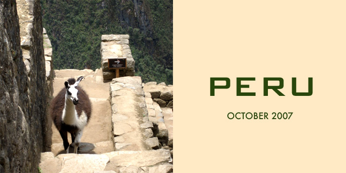 Peru - October 2007